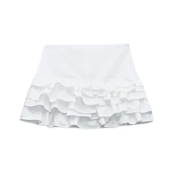 ZARA Casual Short Skirts Women's White