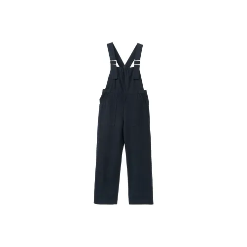Fstudio Spring Korean Preppy Style 100% Cotton Casual Slimming Overalls Women's Navy Blue