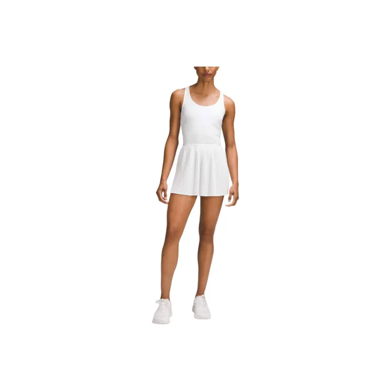 Lululemon Scoop-Neck Sleeveless Dress Women's White-0