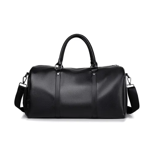 CARTELO PU Fitness Crossbody Handbag One Shoulder Travel Bag Unisex Black/Brown