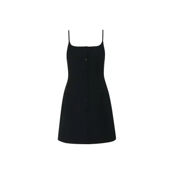 III VIVINIKO Slip Dress Women's Black