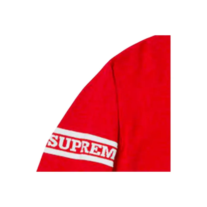 Supreme Logo Stripe Knit Top-1
