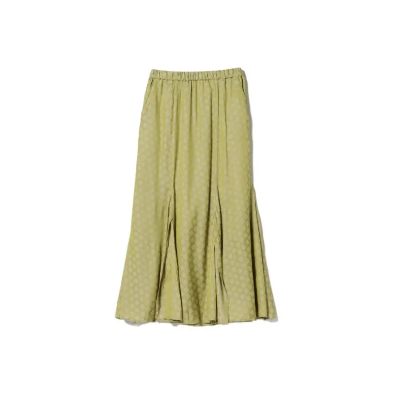 Beams Casual Long Skirts Women's Green-0