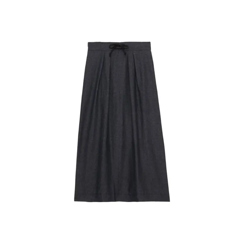 INES DE LA FRESSANGE Casual Long Skirt Women's Marine Blue-0