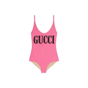 GUCCI One piece Swimsuit Women's Neon Pink