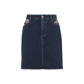 See By Chloe Denim Short Skirts Women's Blue