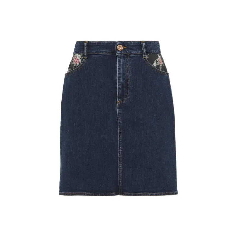 See By Chloe Denim Short Skirts Women's Blue-0