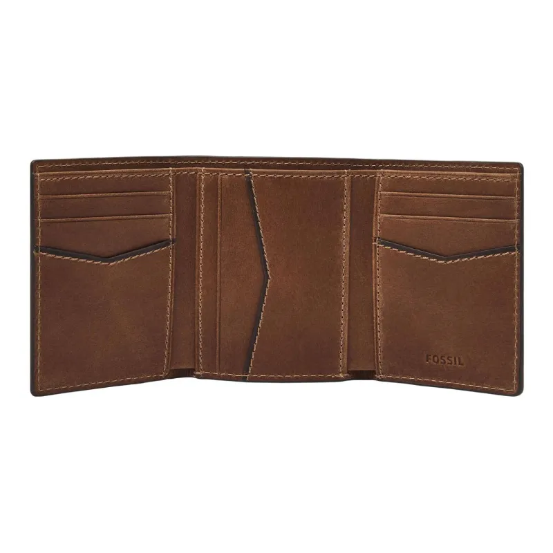 FOSSIL Leather Wallet Unisex Brown-2