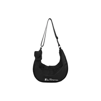 BEN SHERMAN Oxford Shoulder Bag Unisex Black