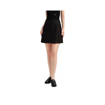 Blood Glitter Casual Short Skirts Women's Black