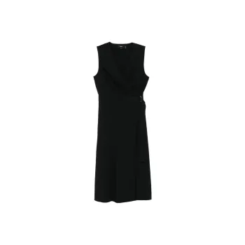 THEORY Belted Midi Dress
