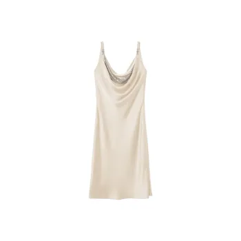 VERSACE Medusa Plaque Sleeveless Midi Dress