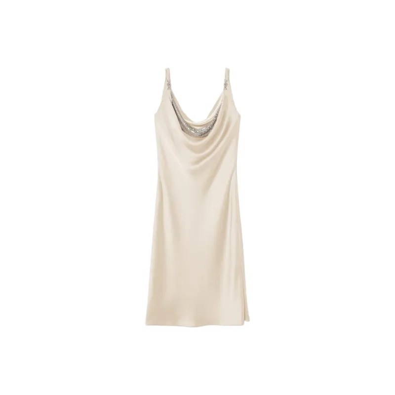 VERSACE Medusa Plaque Sleeveless Midi Dress-0