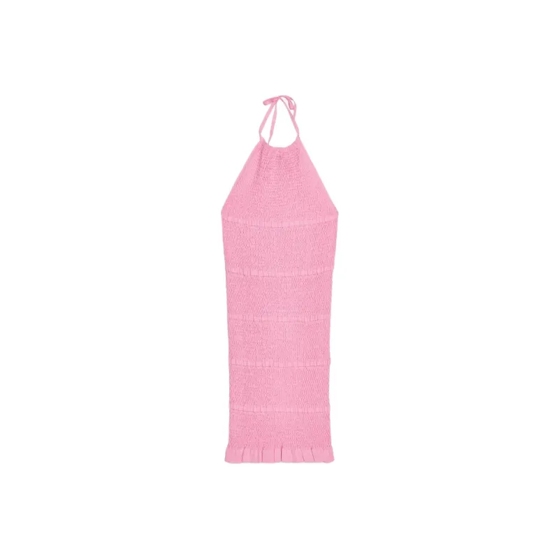ZARA Slip Dresses Women's Pink-0