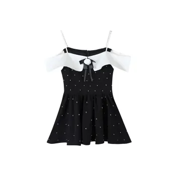 Incolore Slip Dresses Women's Black