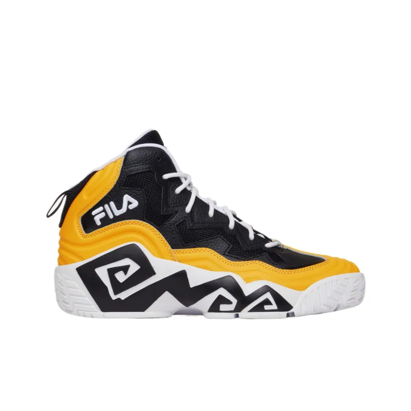 FILA MB Free Guard High Top Basketball Shoes Men's Yellow-1