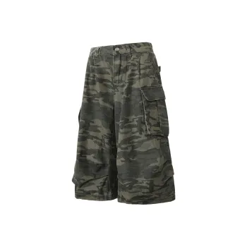 ROBINHOOD Casual Shorts Unisex Army Green