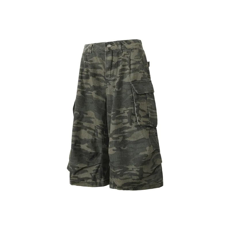 ROBINHOOD Casual Shorts Unisex Army Green-0