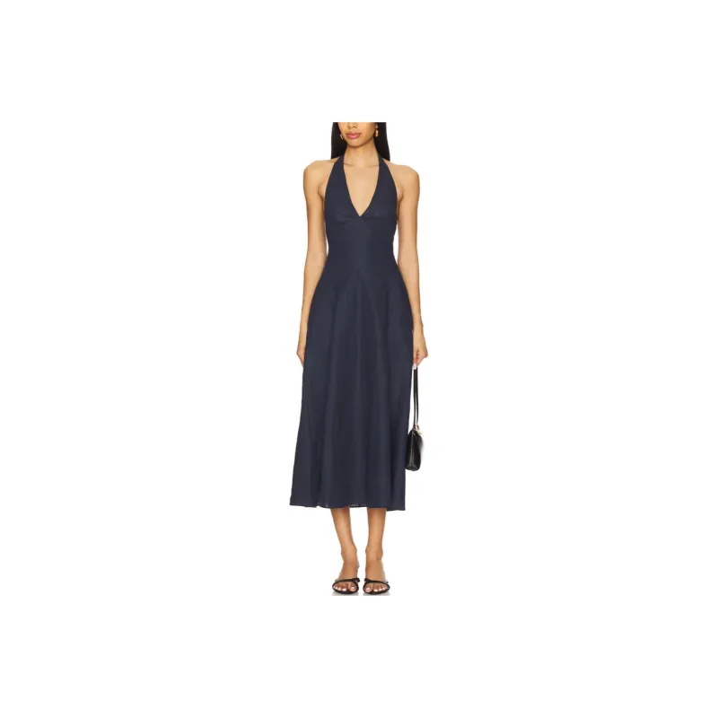 FAITHFULL THE BRAND Marais Linen Dress-0