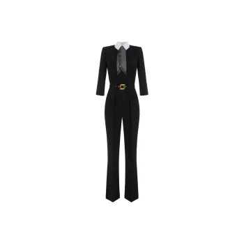Elisabetta Franchi Scarf detail Jumpsuit