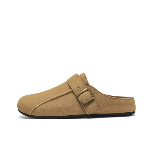 TELENT Slip Resistant Abrasion Resistant Closed Toe Slippers Men's Sand