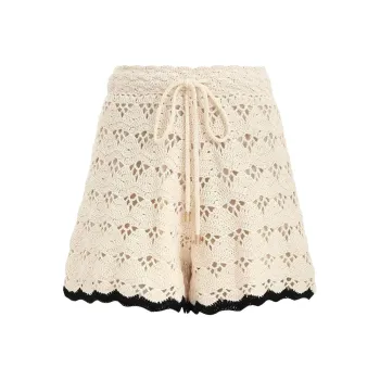 Zimmermann SS25 Casual Shorts Women's Cream
