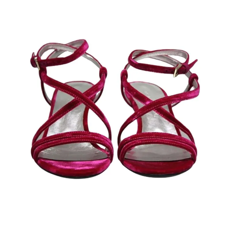 INES DE LA FRESSANGE Sandales One Strap Sandals 6cm Women's Pink-3