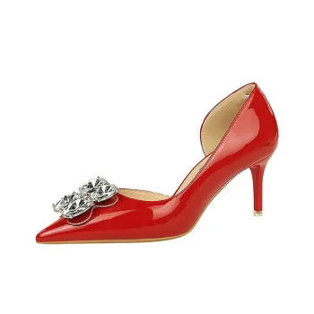 BIGTREE Slim Heel High Heels Women's