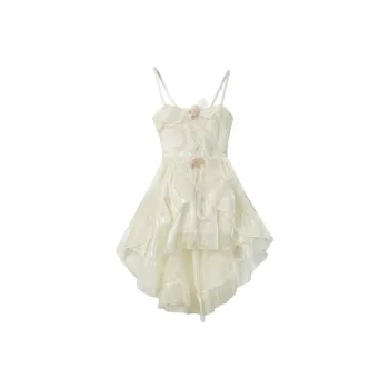 COVER TIME Slip Dresses Women's White Apricot