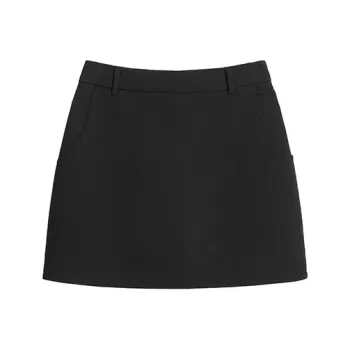 HUASJ Casual Short Skirts Women's Black