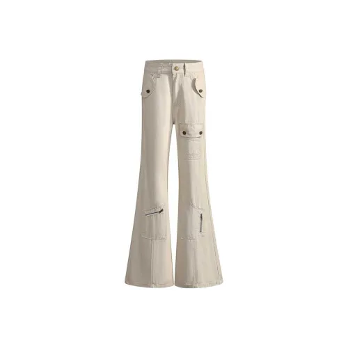 YINLEI Jeans Women's Coffee
