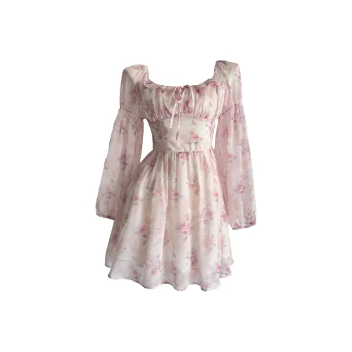 JOSR Long Sleeved Dress Women's Pink