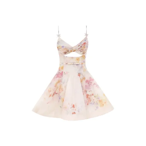 PAIN OR PLEASURE Slip Dresses Women's Multicolor