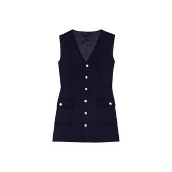 Maje V neck Playsuit
