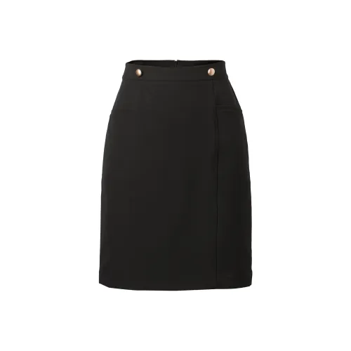 HLA Casual Short Skirts Women's Black Y0