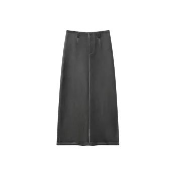 THE SEA LIFE Casual Long Skirt Women's Concrete Gray