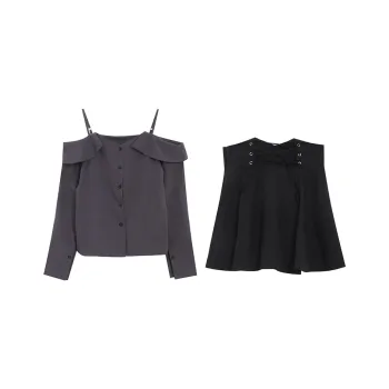 WOWI Two Piece Skirt Sets Women's