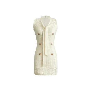 JOSR Sleeveless Dress Women's Ecru