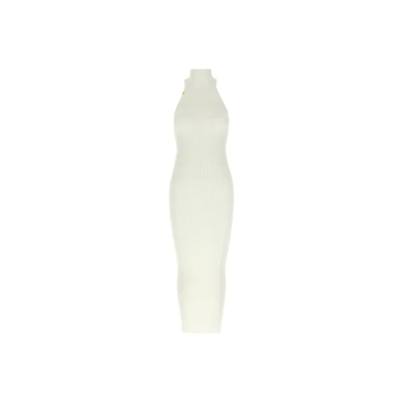 Elisabetta Franchi Ribbed Long Dress-0