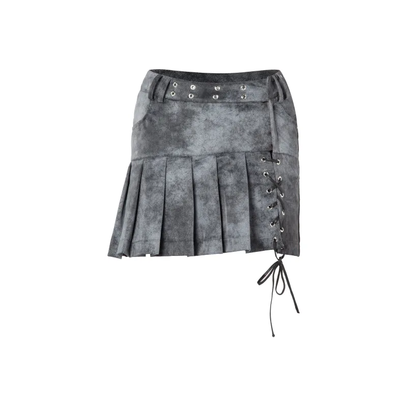 JYOSEI Slim Fit Skirt Women's Smoke Gray-0