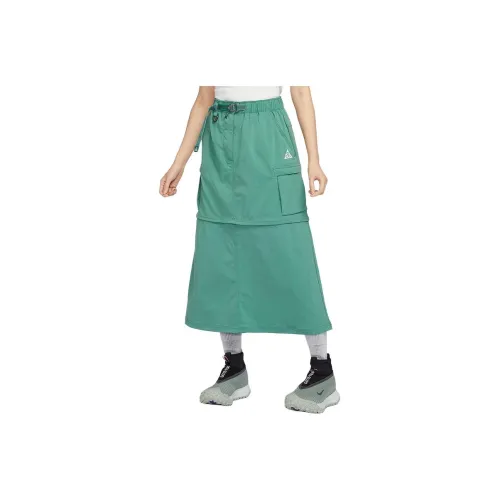 Nike 'SMITH SUMMIT' Casual Long Skirts Women's Green