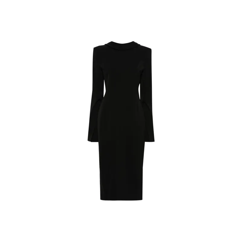 Acne Studios SS24 Long-Sleeved Dresses Women's Black-0