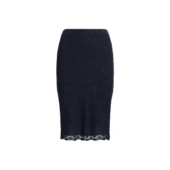 Ralph Lauren Collection Ruffle trim Pencil Skirt