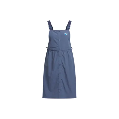 Adidas Originals Slip Dresses Women's Navy Blue
