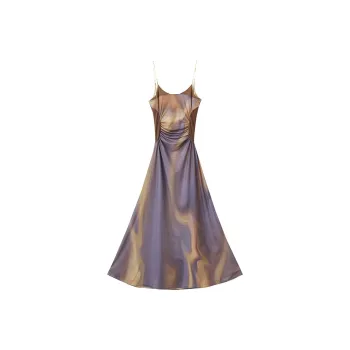 PAZZO Slip Dress Women's Purple