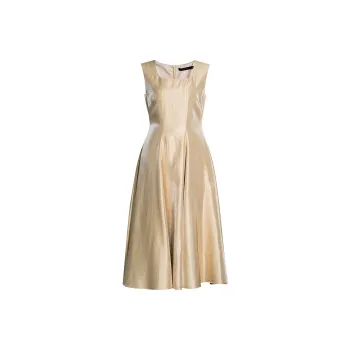 ROEYSHOUSE Sleeveless Dress Women's Light Yellow