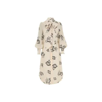 Zimmermann SS25 Long Sleeved Dress Women's Cream