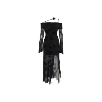 Incolore Long Sleeved Dress Women's Black