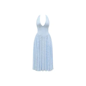 HOUSE OF CB ARIETTA Slip Dress Women's BLUEBELL FLORAL/Bluebell