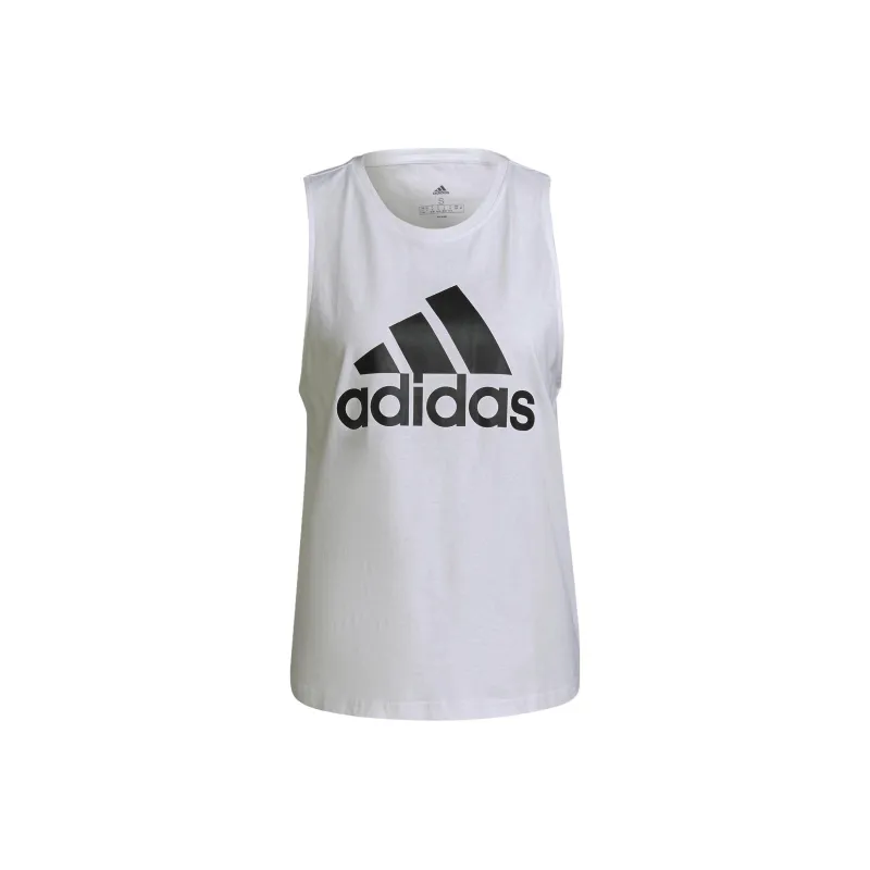 Adidas Essential Sleeveless Sports Shirts Women's White-0
